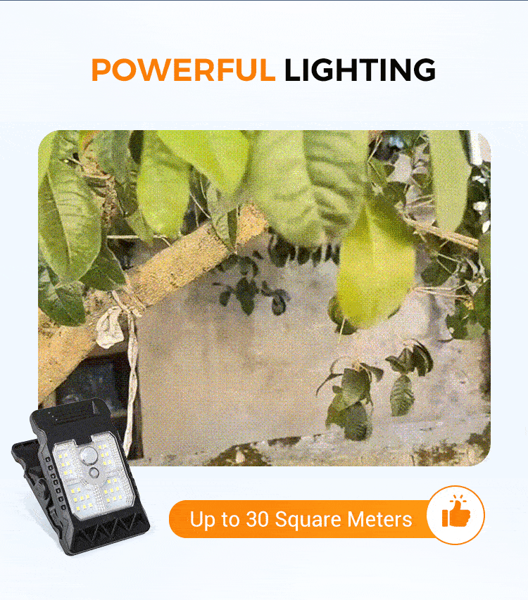 ☀️Solar Clip Light With Motion Sensor🏡